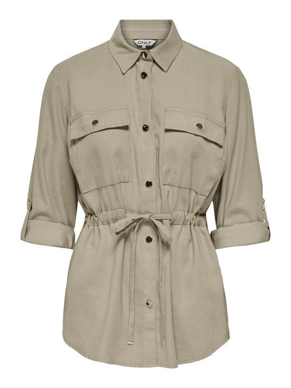 Camisa m/l Lenzing con bolsillos Only Pure Cashmere