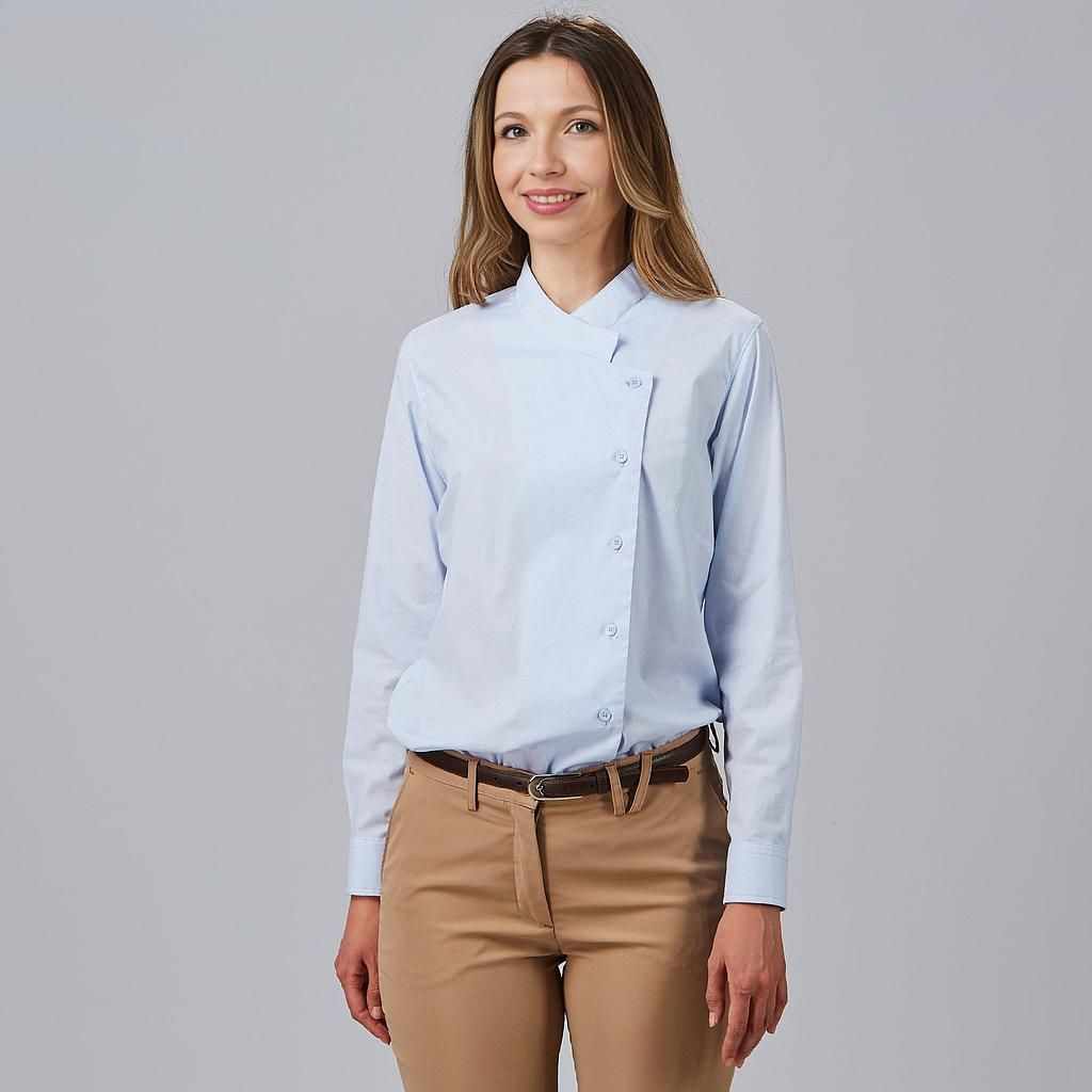 Camisa Mujer Fil A Fil C/Cocinero Angelica