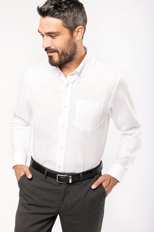 CAMISA OXFORD MANGA LARGA HOMBRE