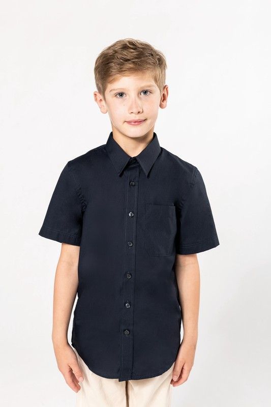 CAMISA POPELINA
MANGA CORTA NIÑOS