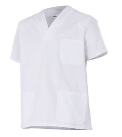Camisa sanitario blanco, negro o gris