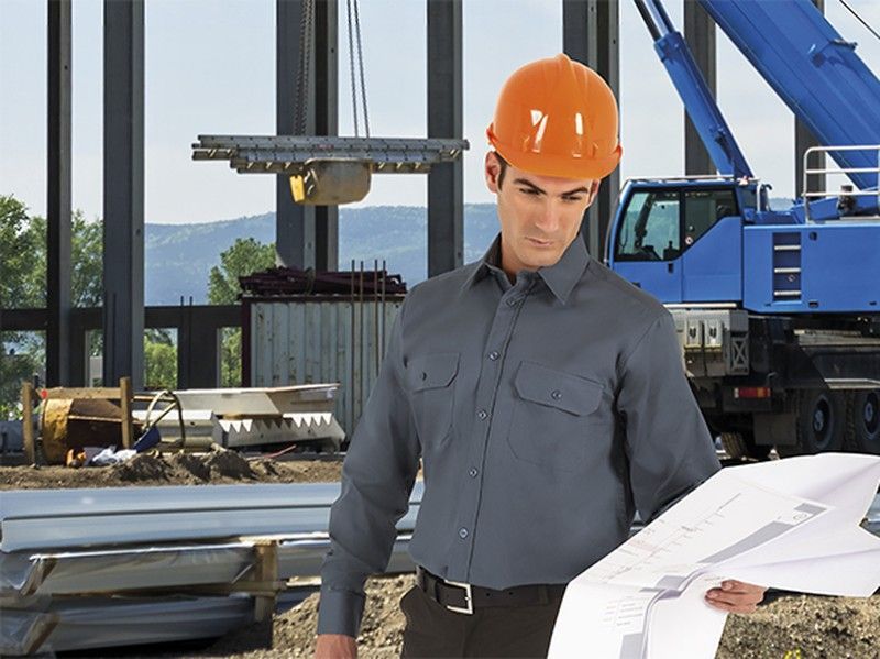 Camisas laborales 100% algodón