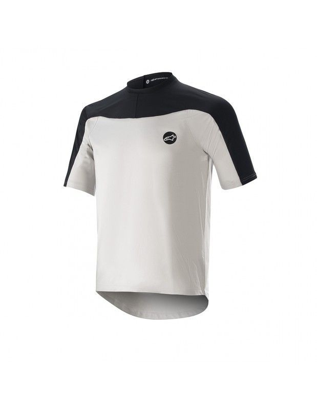 🚵‍♂️💨 Camiseta Alpinestars Drop Meta Manga Corta Gris Claro 🩶 | Maillot MTB Técnico y Transpirable