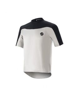 🚵‍♂️💨 Camiseta Alpinestars Drop Meta Manga Corta Gris Claro 🩶 | Maillot MTB Técnico y Transpirable