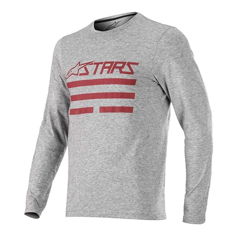 🚴‍♂️ Camiseta Alpinestars Merino Gris-Rojo