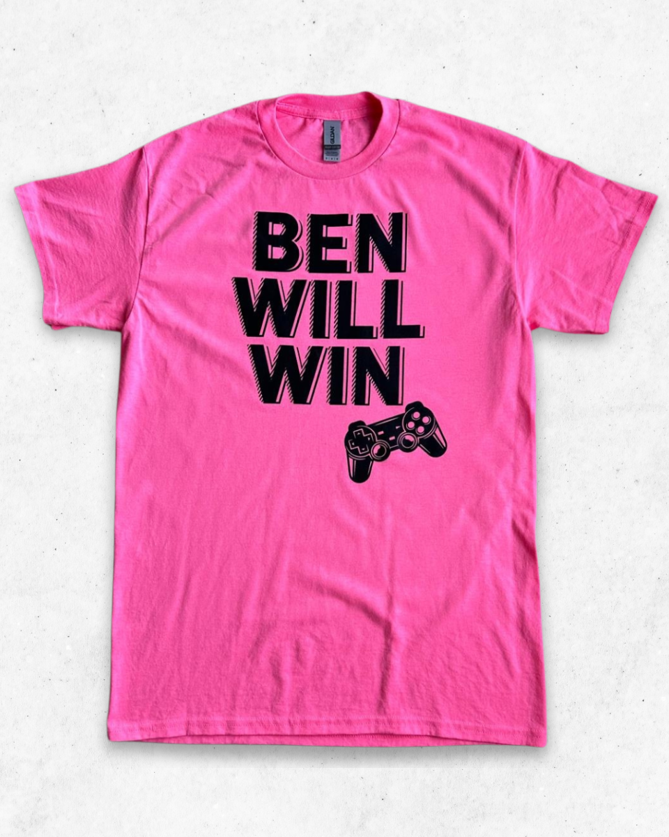 Camiseta American Vintage Ben Will Win Rosa M
