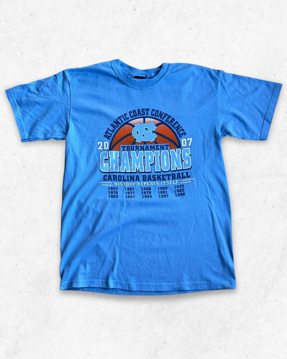 Camiseta American Vintage Carolina Basketball Azul L