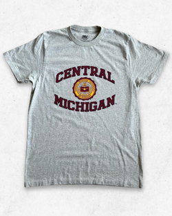 Camiseta American Vintage Central Michigan University Gris M