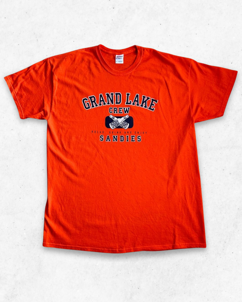 Camiseta American Vintage Grand Lake Colorado Naranja XL