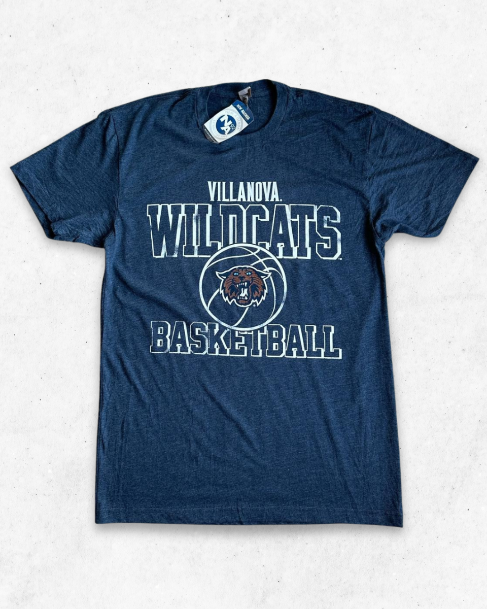 Camiseta American Vintage Villanova Wildcats University Azul M