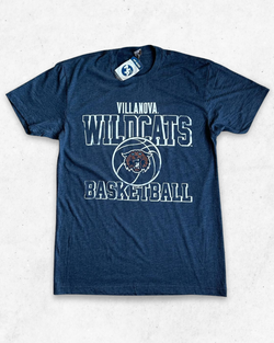 Camiseta American Vintage Villanova Wildcats University Azul M