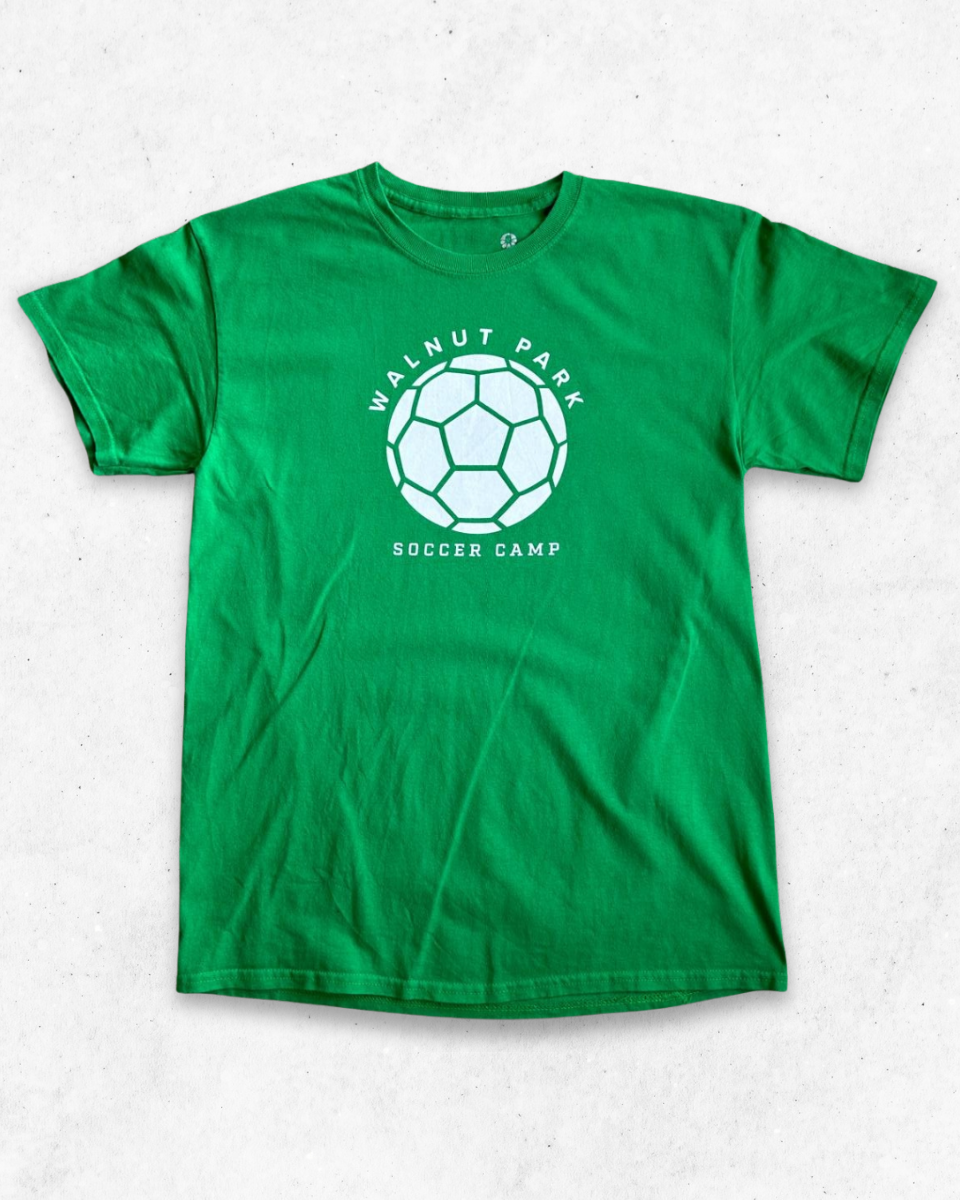 Camiseta American Vintage Walnut Park Soccer Camp Verde M