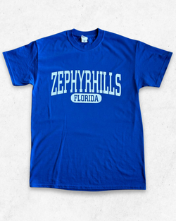 Camiseta American Vintage Zephyrhills Florida Azul M