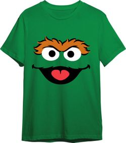 Camiseta Barrio Sesamo Oscar Verde T
