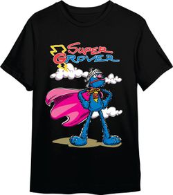 Camiseta Barrio Sesamo Super Coco Negro T