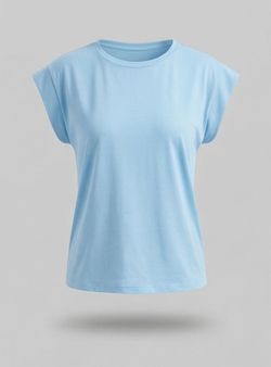 Camiseta básica celeste