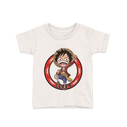 Camiseta Bebe Inf One Piece Luffy Blanco T