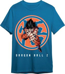 Camiseta Dbz Goku Azul Oceano T