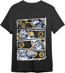 Camiseta Dbz Vs Vegeta Negro T