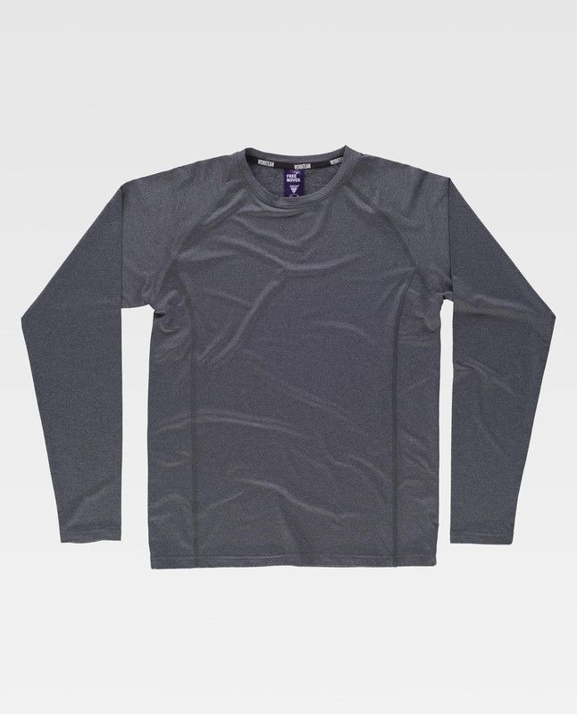 Camiseta de manga larga Color Negro