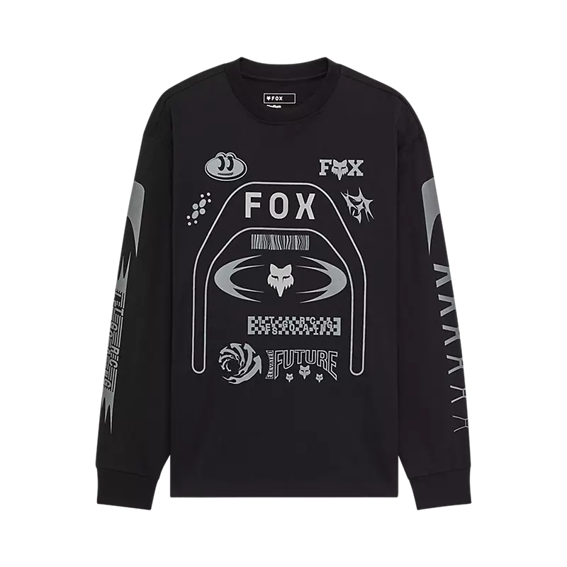 Camiseta de Manga Larga Fox Oversized Image Cosmo – Estilo Urbano y Comodidad