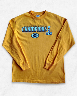 Camiseta de Manga Larga NFL Green Bay Packers Amarillo M