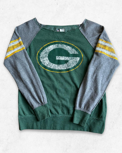 Camiseta de Manga Larga NFL Green Bay Packers Mujer Verde L