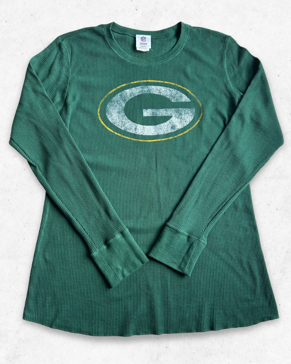 Camiseta de Manga Larga NFL Green Bay Packers Mujer Verde XXL