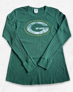 Camiseta de Manga Larga NFL Green Bay Packers Mujer Verde XXL