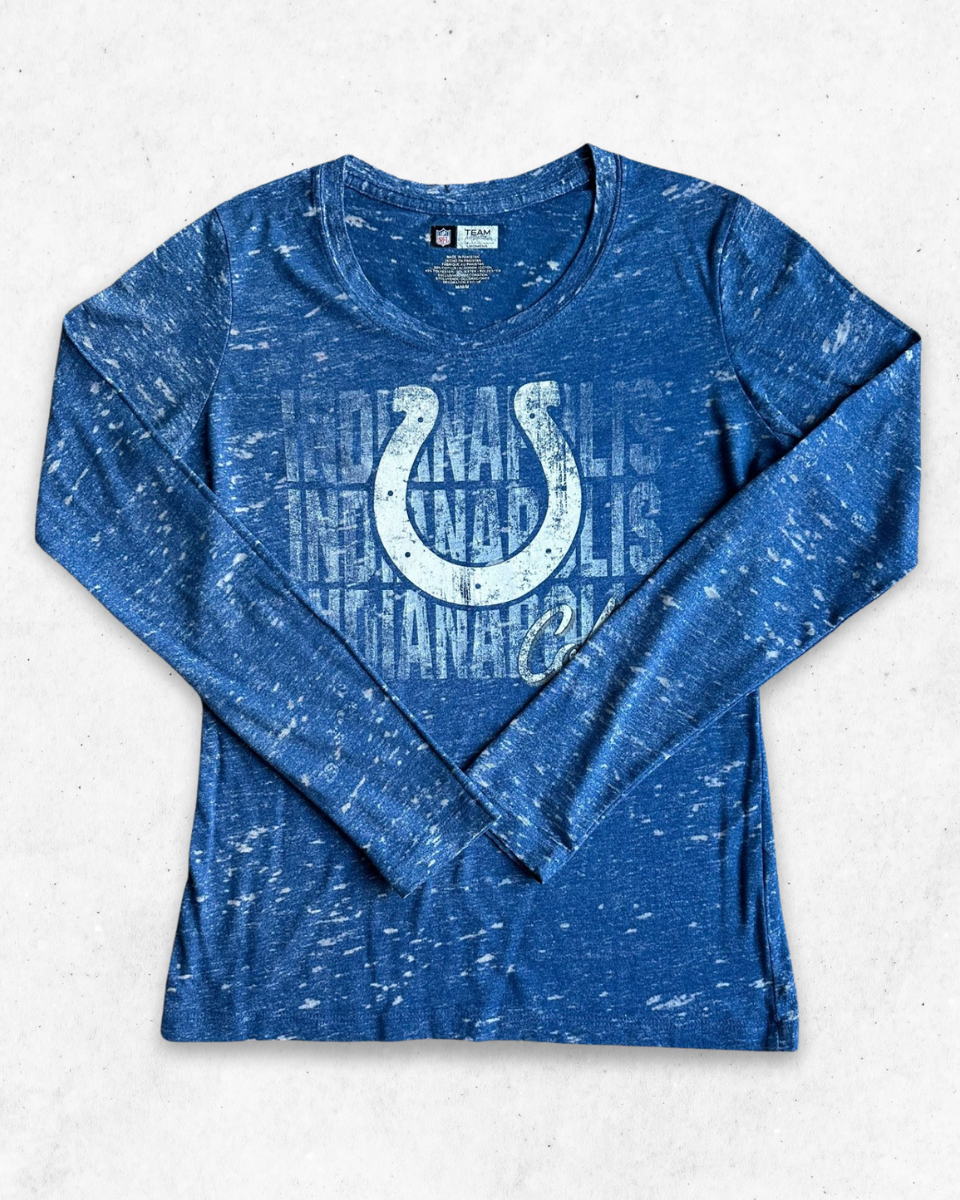 Camiseta de Manga Larga NFL Indianapolis Colts Mujer Azul M