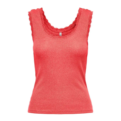 Camiseta de tirantes con detalle metalizado Only Dubarry