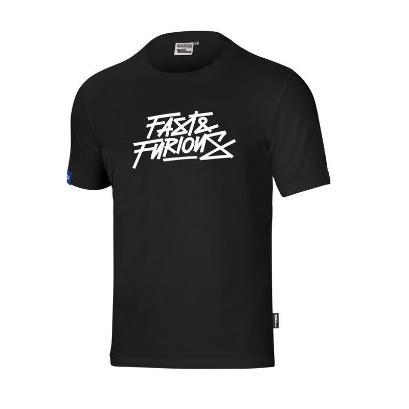 CAMISETA  EDICION ESPECIAL FAST&FURIOUS BLANCO NEGRO