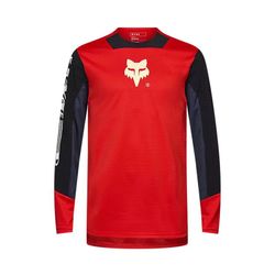 🔥 Camiseta Fox Defend Elevated – Resistencia y Estilo para el MTB (Rojo Fluorescente) 🔥