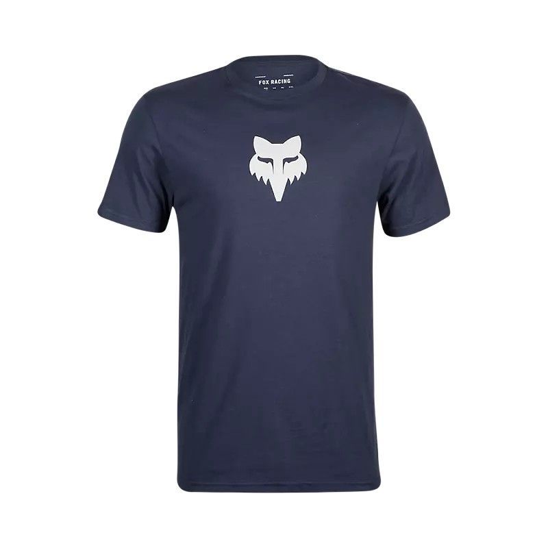 Camiseta Fox Premium Fox Head | Estilo y Comodidad en Cada Aventura 🦊🔥 Azul medianoche