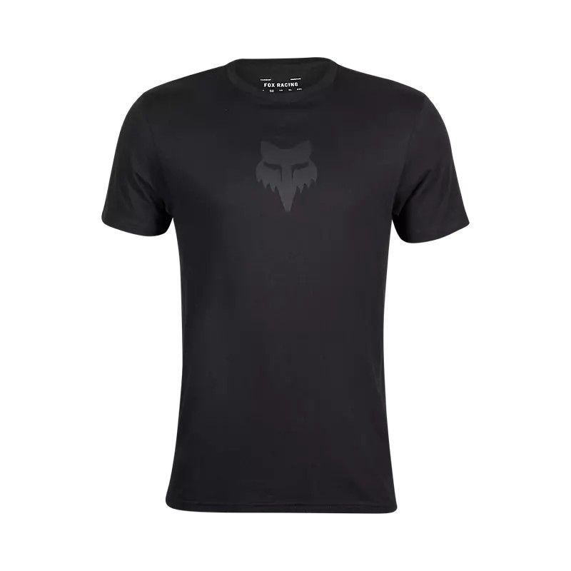 Camiseta Fox Premium Fox Head | Estilo y Comodidad en Cada Aventura 🦊 Negra/Negra