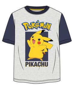 CAMISETA GRIS PIKACHU