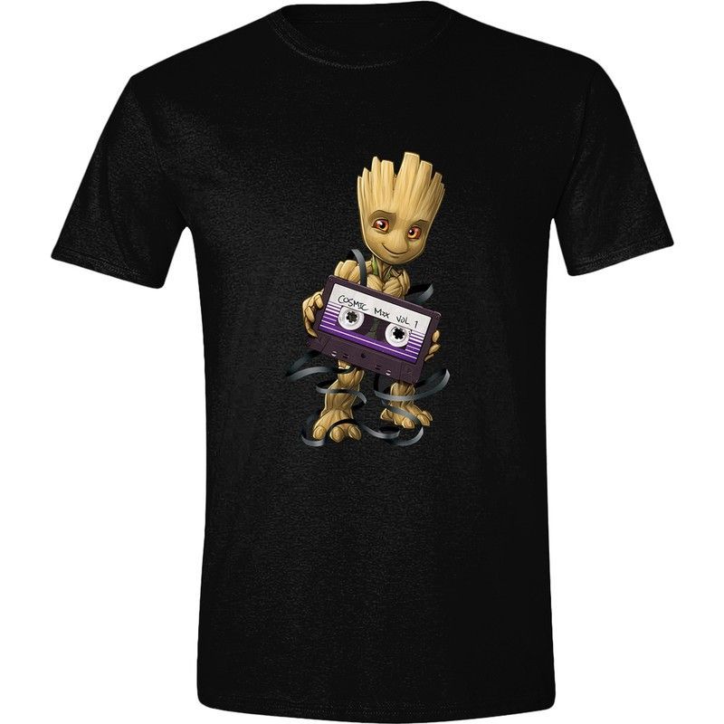 CAMISETA GROOT I AM GROOT COSMIC TAPE