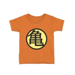 Camiseta Infantil Kame Kanji Naranja T