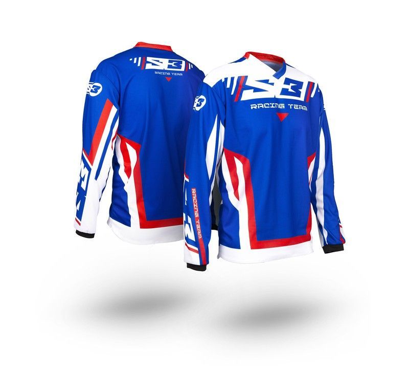 Camiseta KXL S3 Niños Azul/Rojo RACING TEAM