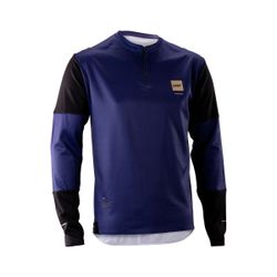 🚵‍♂️💙 Camiseta Leatt MTB Endurance 3.0 Manga Larga – Azul Galaxy 🌌✨