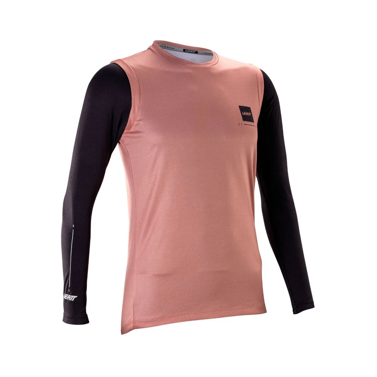 🌸🚵‍♀️ Camiseta Leatt MTB Gravity 2.0 Manga Larga Mujer Rosa Dusty – Confort, estilo y rendimiento en cada ruta 💨✨