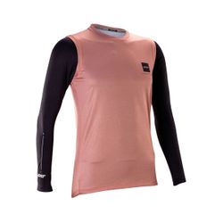 🌸🚵‍♀️ Camiseta Leatt MTB Gravity 2.0 Manga Larga Mujer Rosa Dusty – Confort, estilo y rendimiento en cada ruta 💨✨