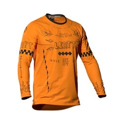 💛⚡ Camiseta Leatt MTB Gravity 3.0 Manga Larga Jr Amarillo Lager – Estilo, protección y rendimiento para jóvenes riders 🚴‍♂️🔥