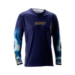 🌌🚵‍♂️ Camiseta Leatt MTB Gravity 4.0 Manga Larga Azul Galaxy – Rendimiento y estilo para los riders más exigentes 💨✨