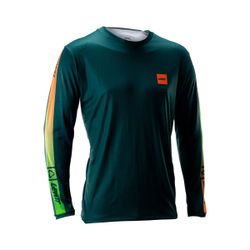 🌿🚴‍♂️ Camiseta Leatt MTB Gravity 4.0 Manga Larga Verde Spruce – Máximo rendimiento y estilo en cada descenso 💨🔥