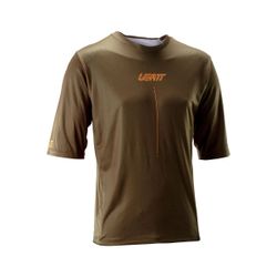 🤎🚵‍♂️ Camiseta Leatt MTB Gravity 4.0 Marrón Loam – Rendimiento, estilo y comodidad total 🌄🔥