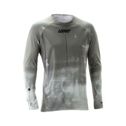 ⚙️🚵‍♂️ Camiseta Leatt MTB Gravity 5.0 Gris Granite – Máximo rendimiento con estilo y protección 💨🔥