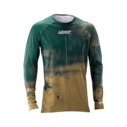 🌲🚵‍♂️ Camiseta Leatt MTB Gravity 5.0 Verde Spruce – Rendimiento, estilo y protección en cada bajada ⚡💨
