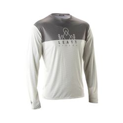 🤍🚵‍♂️ Camiseta Leatt MTB Trail 3.0 Manga Larga Blanco Cream | Estilo, confort y rendimiento sobre la bici 🌟