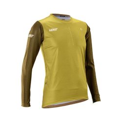 🌿🚴‍♀️ Camiseta Leatt MTB Trail 3.0 Manga Larga Mujer Marrón Brass | Rendimiento y estilo en cada pedalada 💪✨